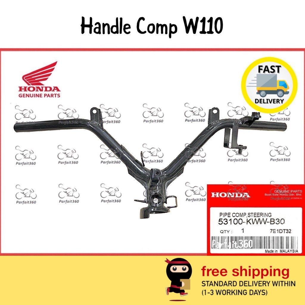 53100-KWW-B30 HONDA W110 Handle Comp / Batang Handle | Shopee Philippines