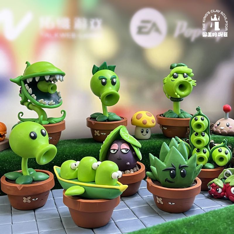 【Fast shipping】plants vs zombies toys Plants Vs Zombies Pvz Polymer ...