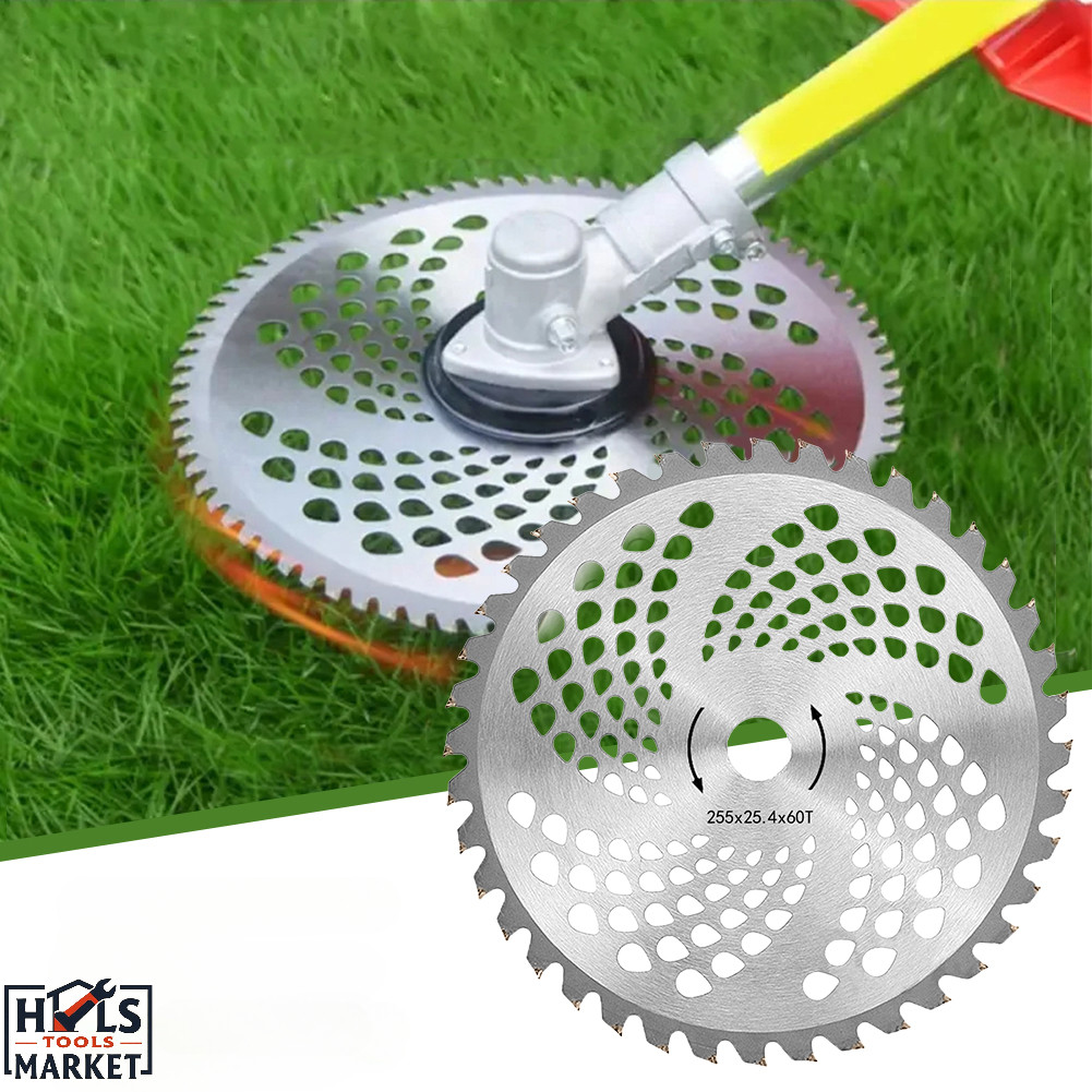 Trimmer Plus Edger Blade 2 Pack - 10x40T Carbide Tip Brush Blades For Cutter Trimmer Weed Eater