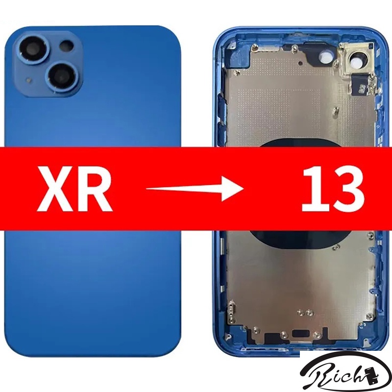DIY Back Cover Housing For iPhone XR to 13 Back Battery Middle Frame