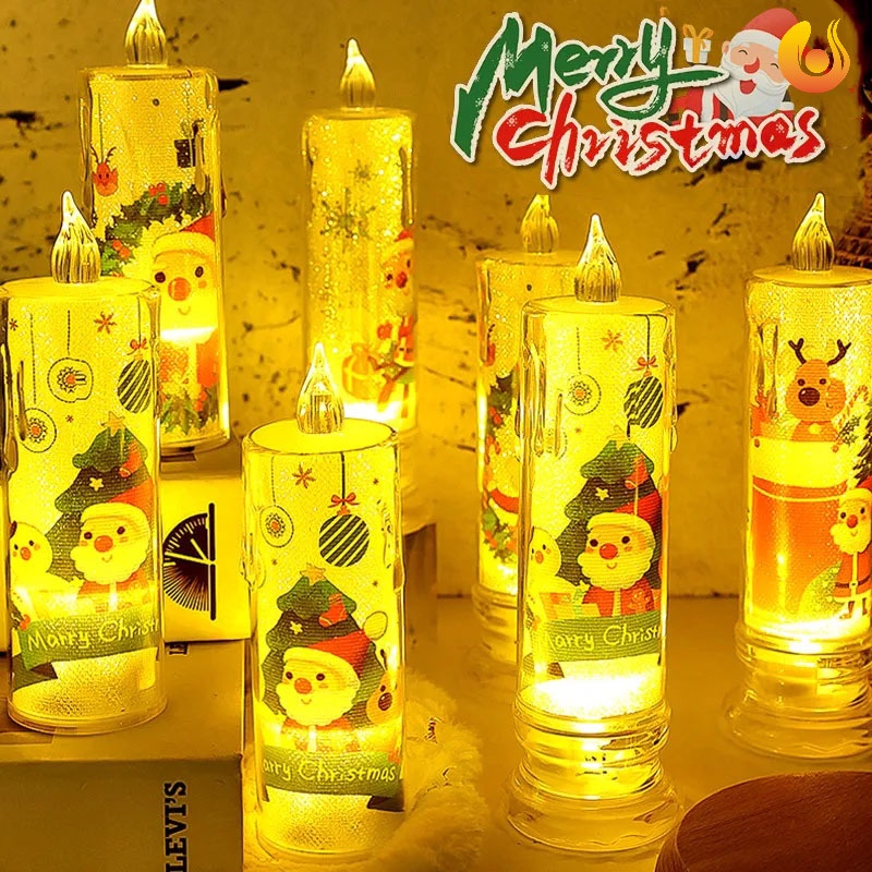 Crystal Led Battery Powered Candle Lights/ Christmas Tree Decorative