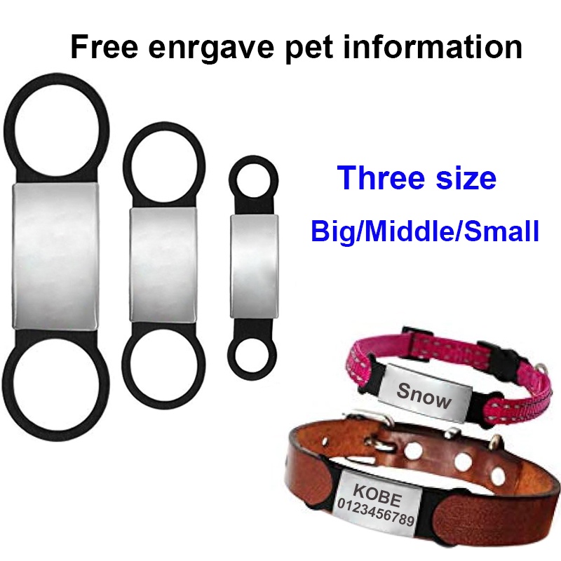 Personalized and Custom Dog Tag for Pets Engraved Name Tag Slide On ID