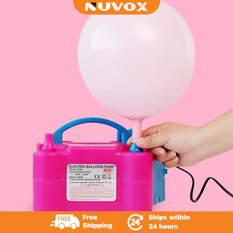 Electric Inflatable Balloon Pump Double HoleFast Inflatable Ball Double