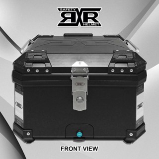 RXR HARD PLASTIK TOP BOX 45L w/backrest Motorcycle Compartment Box ...