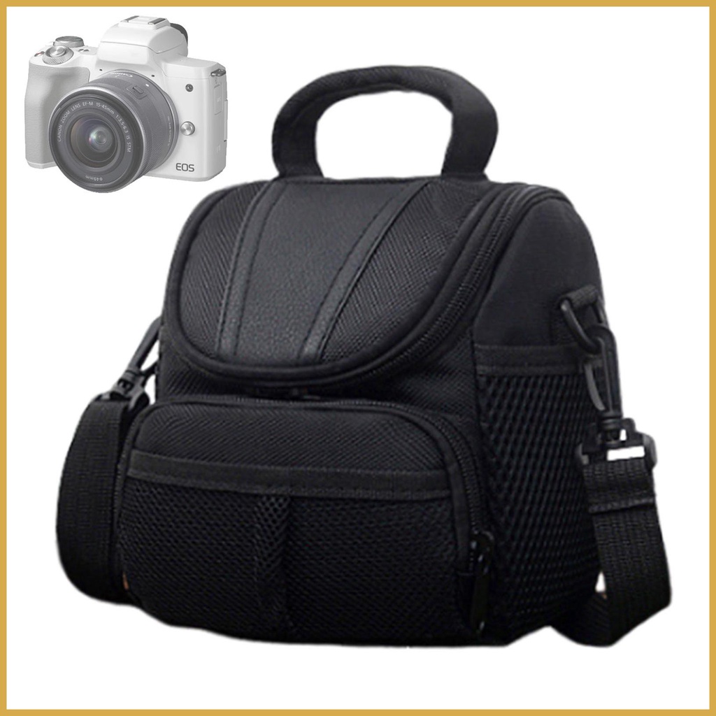 SLR Camera Bag DSLR Camera Backpack for Photographers Medium Soft