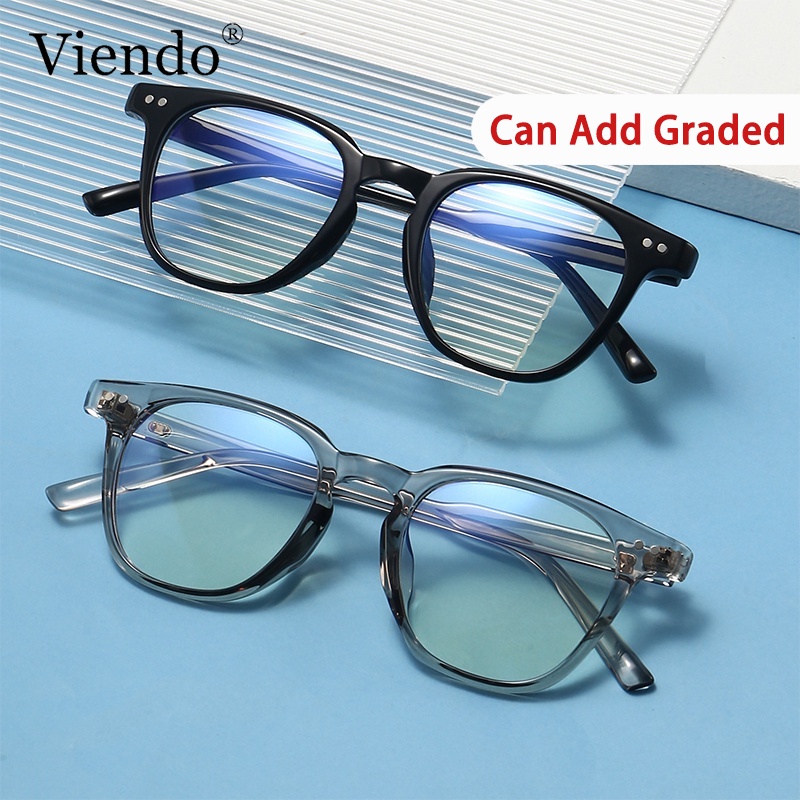 VIENDO Photochromic Anti Radiation Computer Glasses With Grade