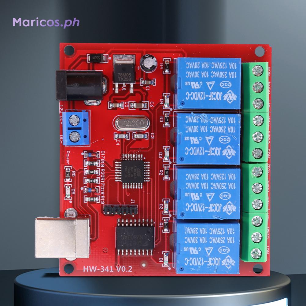 4/8 Channel Programmable Computer Control Module DC 12V for Automation