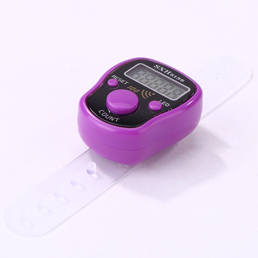 Buddha Chanting Counter Mini Stitch Marker Row Finger Counter LCD ...