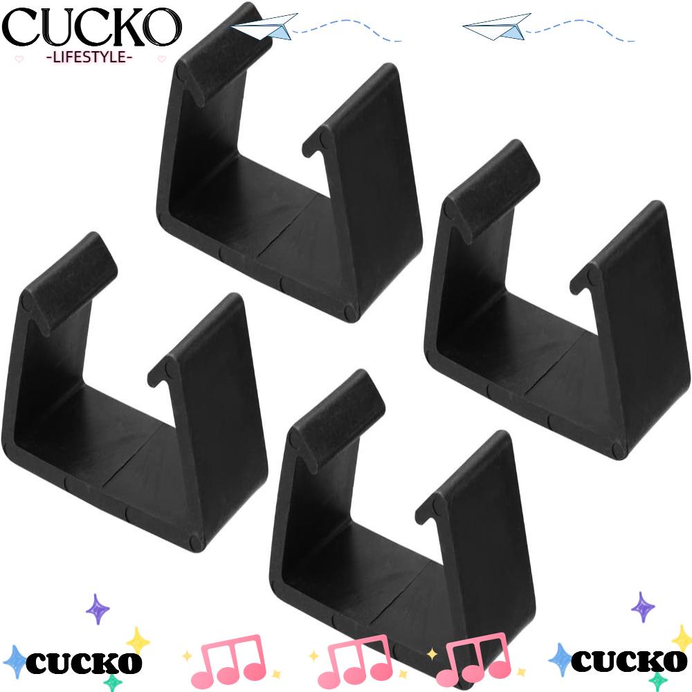 CUCKO 4 Pcs Patio Furniture Clips, Black Ushape Couch Clamps for