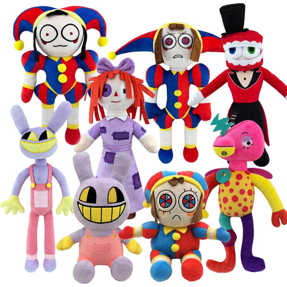 20-42cm The Amazing Digital Circus Plush Dolls Pomni Jax Caine Soft 