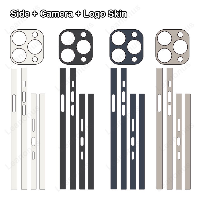 Titanium Color Decal Skin Compatible for iPhone 15 14 13 16 17 Pro Max ...