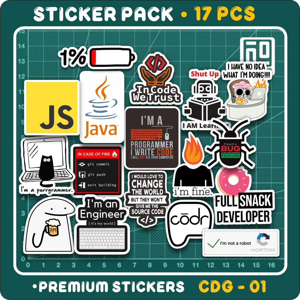 HP Coding LOGO STICKER PROGRAMMING STICKER IT VINYL COMPUTER ...