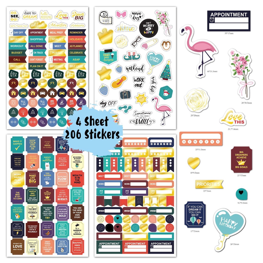 Diary Planning Notes Marking Aesthetic Planning Stickers Stickers