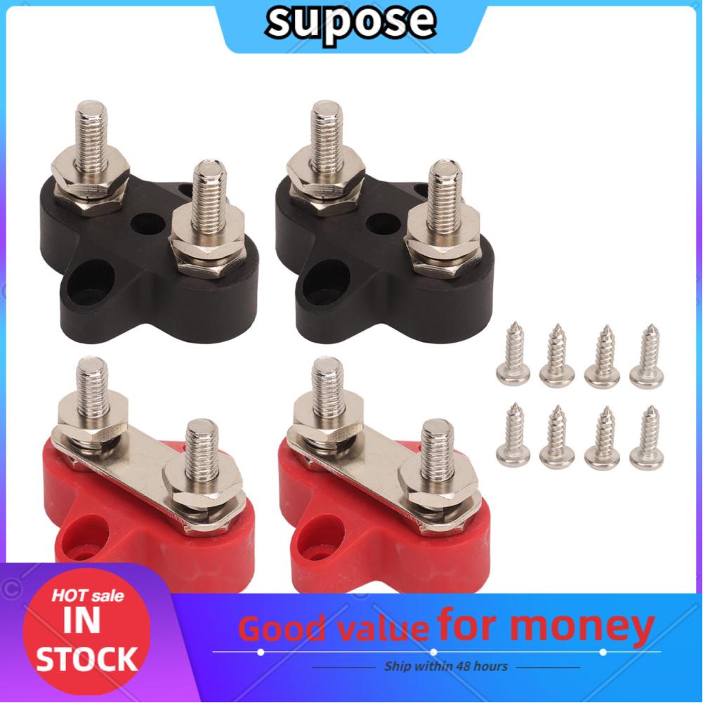 Supose M6 Power Distribution Block Dual Battery Bus Bar Heavy Duty High ...