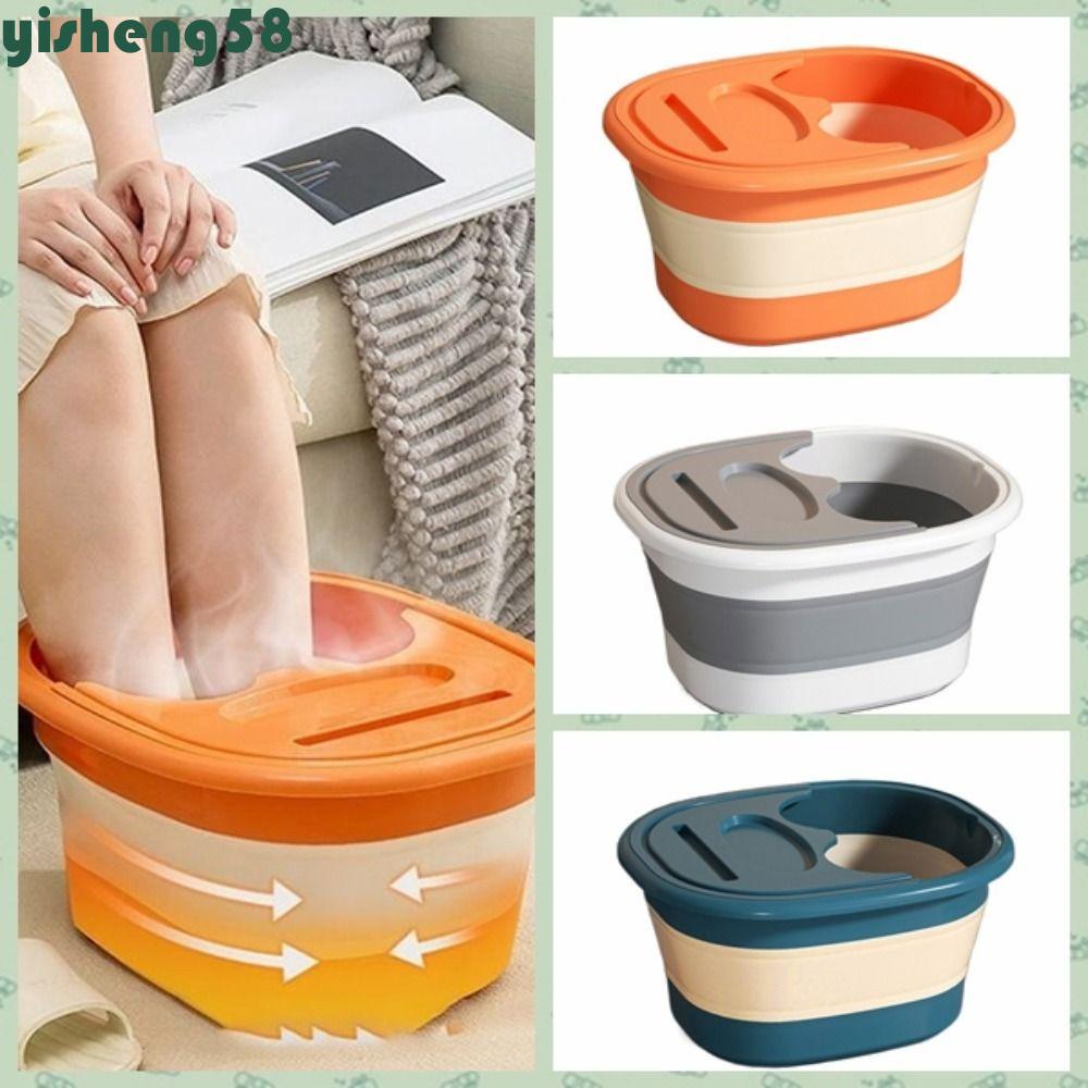 YISHENG Folding Foot Bath Tub, Large Capacity Portable Folding Foot ...