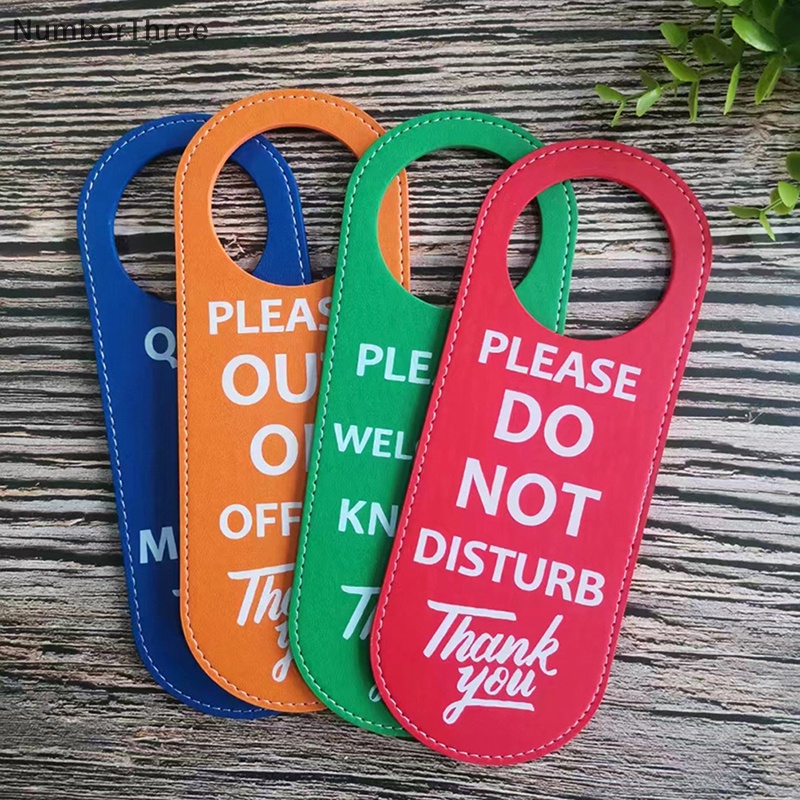NumberThree Door Sign Hanger Tags Cleaning Label Do Not Disturb Signs ...