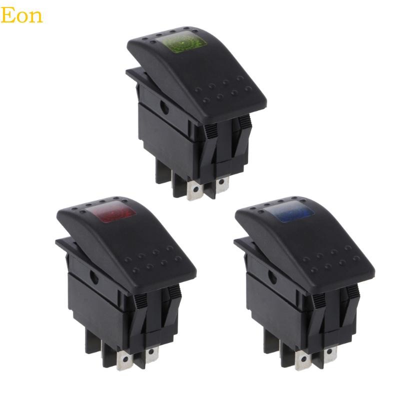 Eon DIY Rocker Switch Power Switch Boat 4 Pin Button 12V 20A Toggle ...