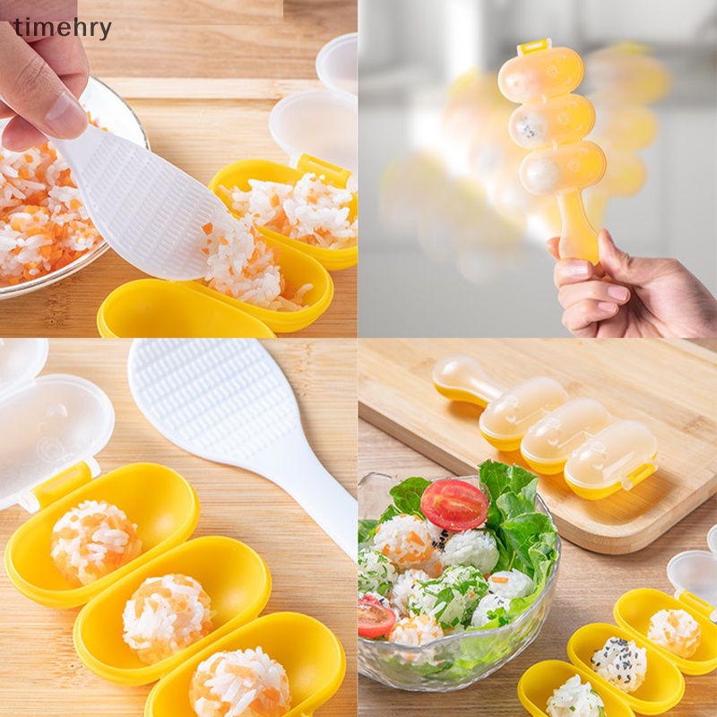 TY Rice Ball Maker Rice Roll Shaker Lunch Maker Mould Onigiri Mold DIY ...