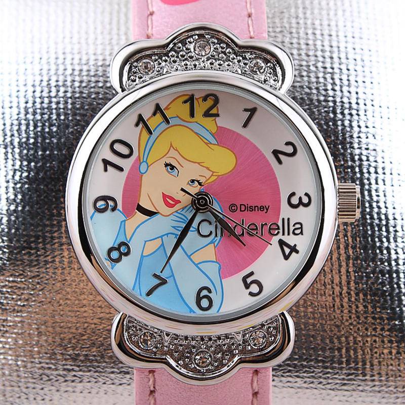 Disney Princess Cinderella Child Watch with Crystals DP1102 | Shopee ...