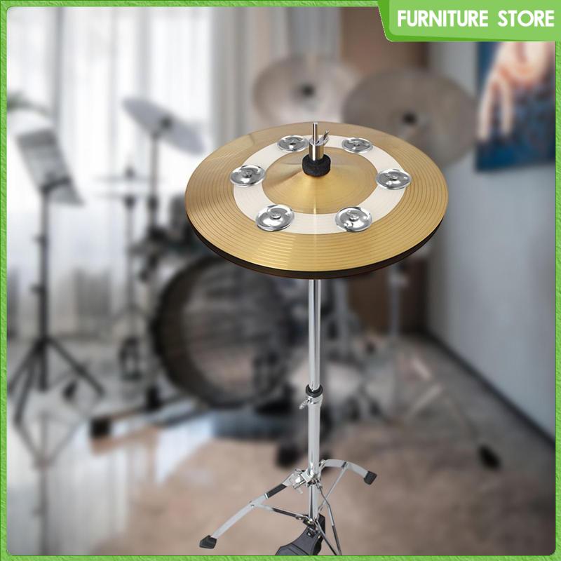 [Wishshopeelxj] Drum Set Tambourine with Single Row Accessory ...