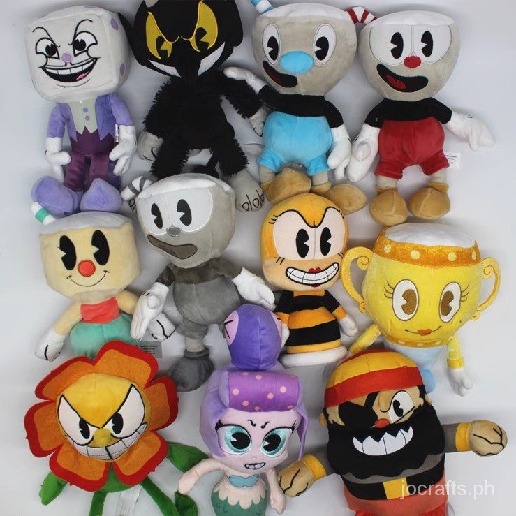 Game same style teacup head CUPHEAD teacup head devil sunflower plush
