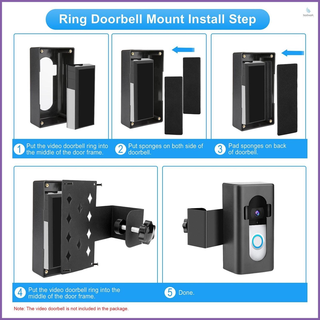 Video Doorbell Buy Adjustable Copatible With Ring Pro Angle (30 To