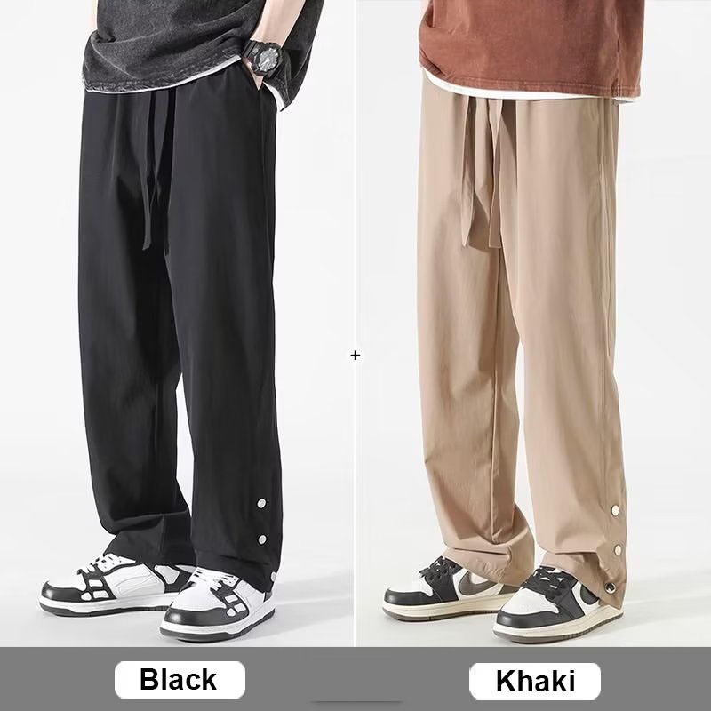 Cargo pants with button pockets sales