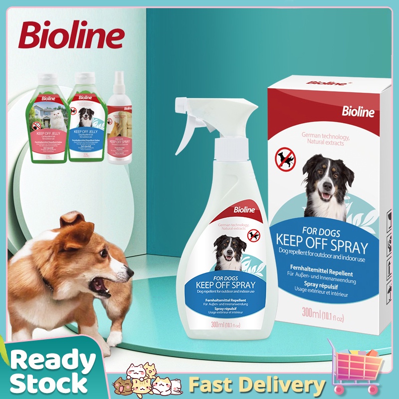 Bioline Keep Off Spray for Dogs and Cats 300ml/220g Repellent Spray Keep Pet Away Shopee