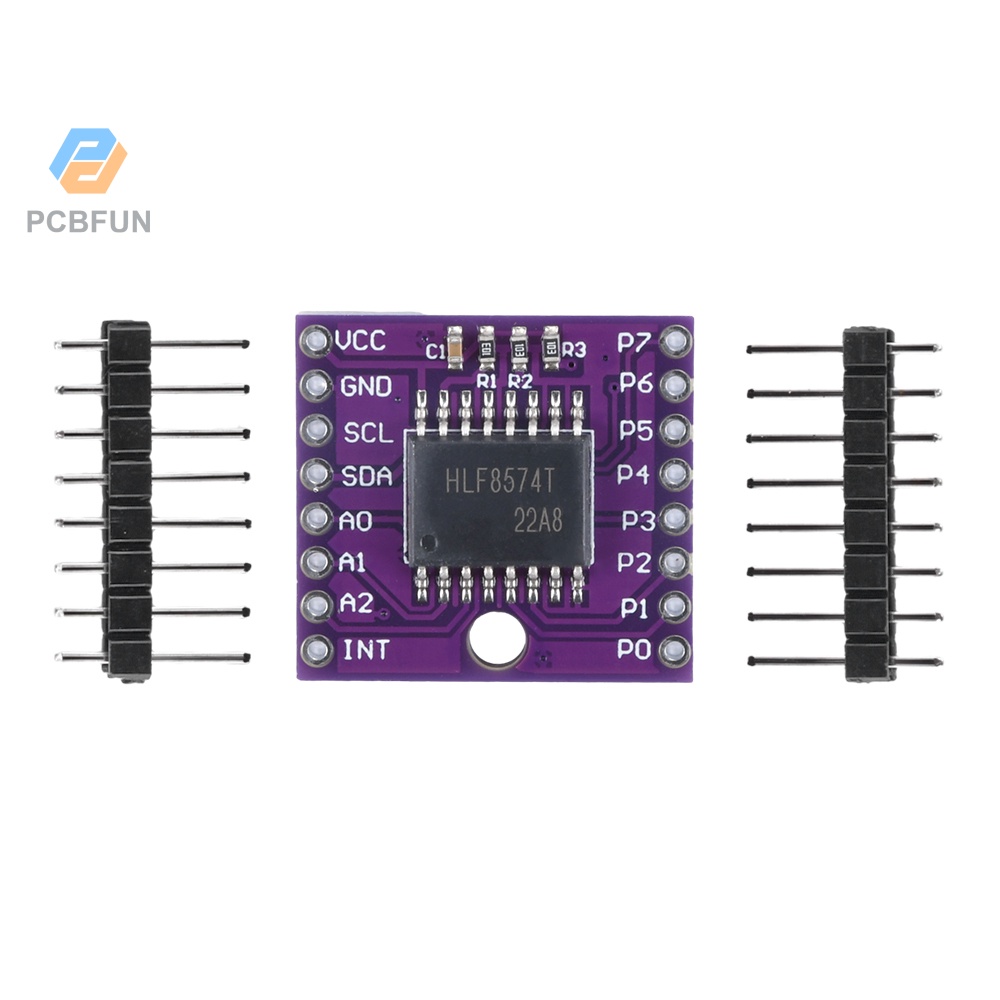 Pcbfun DC2.5-6V MCU-8574 PCF8574T Adapter Board Expansion Board Module ...