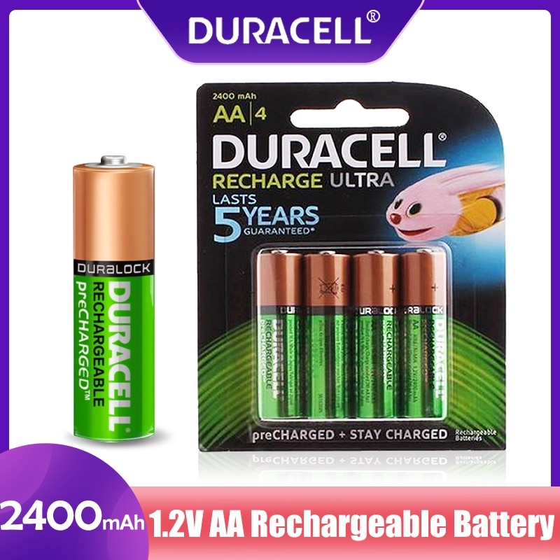 Duracell Aa V Mah Ni Mh Rechargeable Battery Pre Charged Bateria