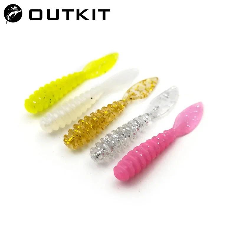 Soft Fishing Lures, 100PCS/50PCS Soft Plastic Baits Kit With Box For - View #7