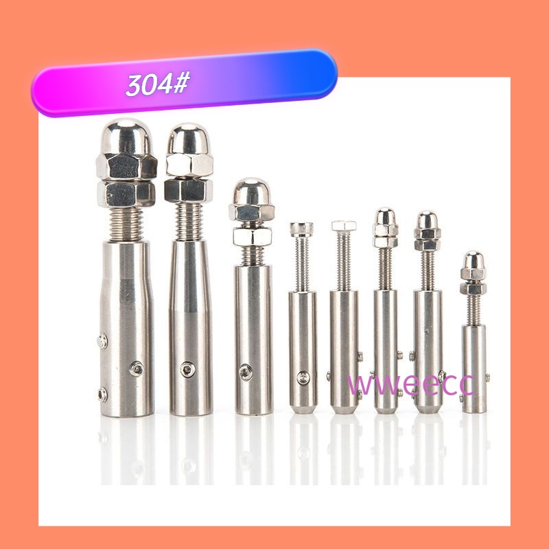 wec] 304 wire rope joint lock buckle wire rope connector column