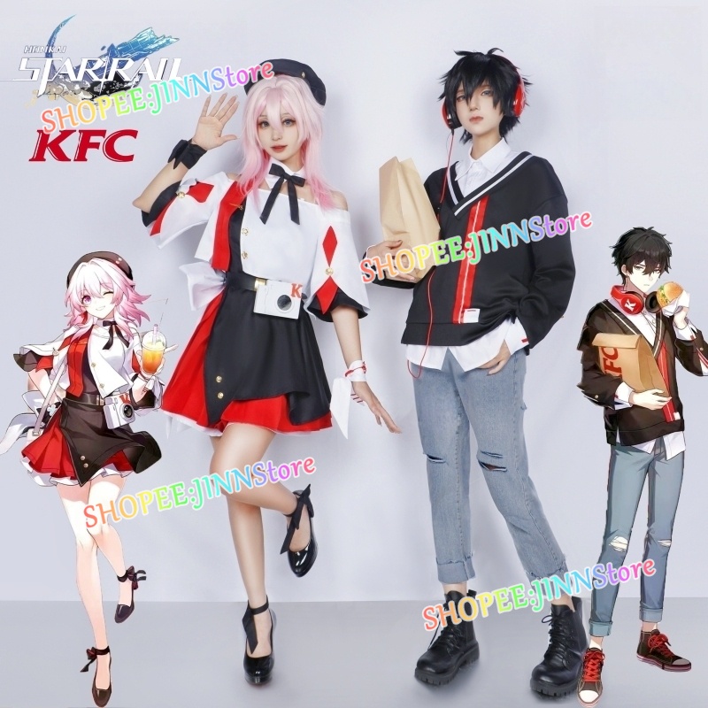 - JN - March 7th KFC Co-Branding Cosplay Costume Honkai Star Rail ...
