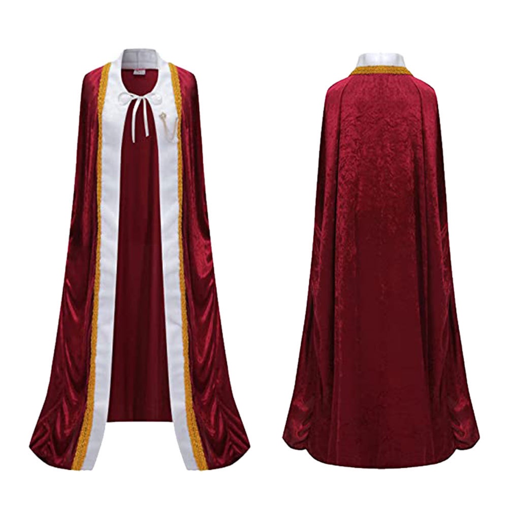 New King Cloak Halloween King Queen Prince cosplay Velvet cape | Shopee ...