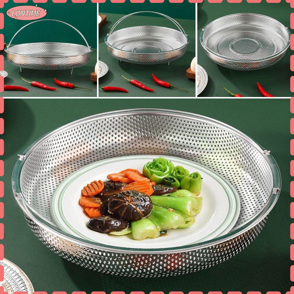 LONTIME STORE Food Steamer Basket, Steamer Shelf Cooking Utensils