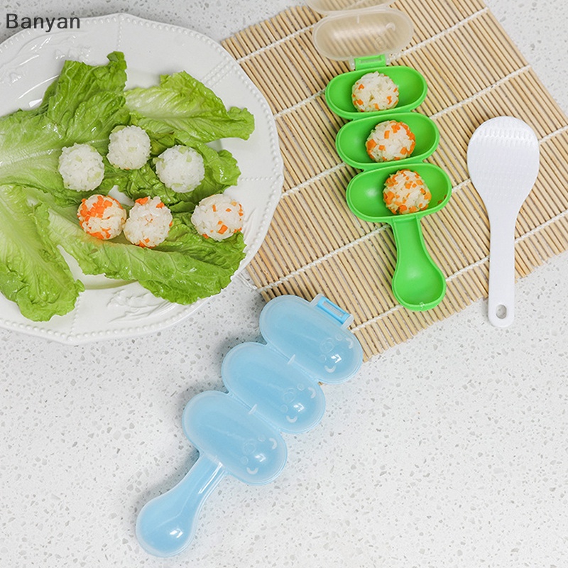 Banyan Rice Ball Shaker Diy Rice Baller Shakers Lunch Maker Mould