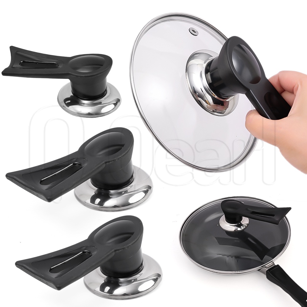 Universal Kitchen Standable Pan Lid Handles / Home Glass Pot Pan Cover Holding Knob