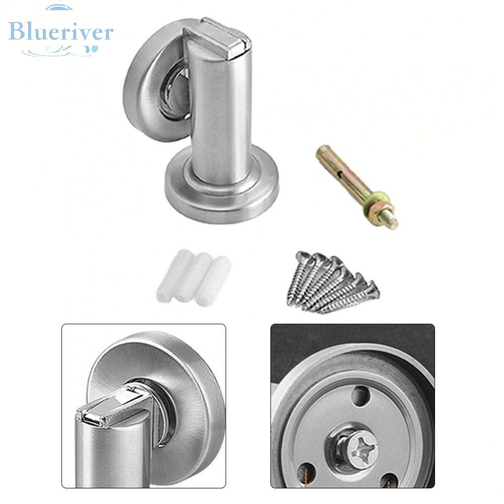Door Stop Door Stopper Doorstop For Lasting Use Rustproof Silver Solid