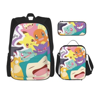 Pokemon bookbag hotsell and lunch box