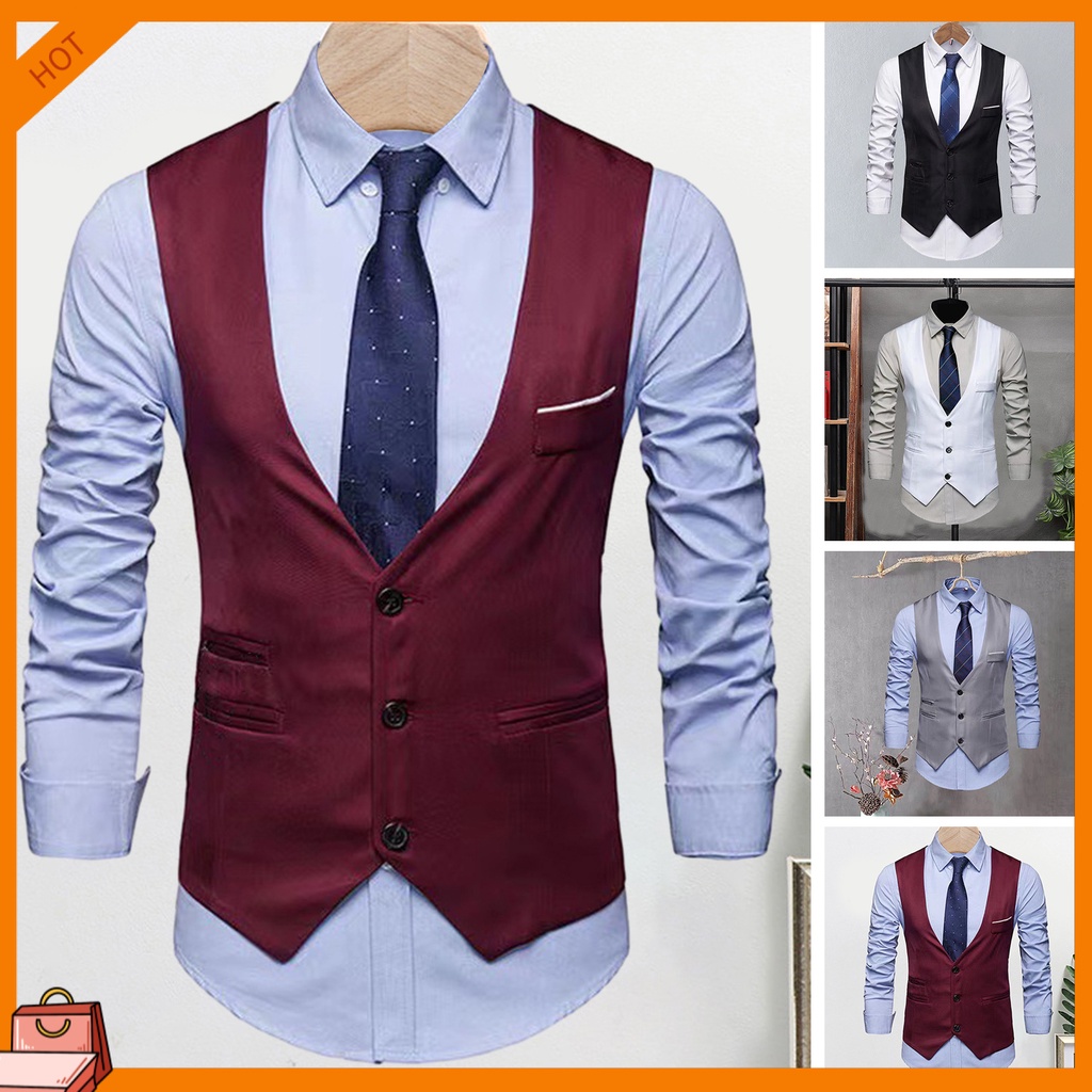 Low cut hot sale formal waistcoat