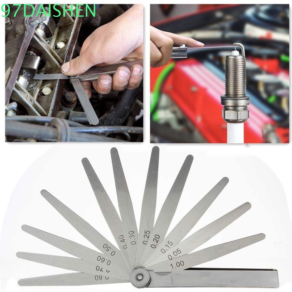 DAISHEN Feeler Gauges 17 Blades Removable For Feeler Gauge Valve Shim