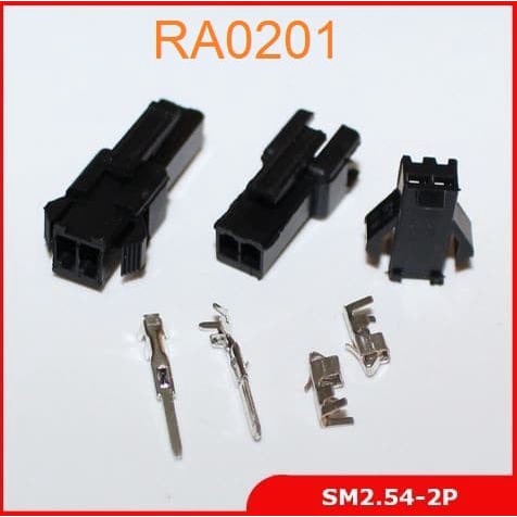 Connector 2P 2pin JST 2.54mm SM 2pin 2 Way Multipole Connector -OLL ...