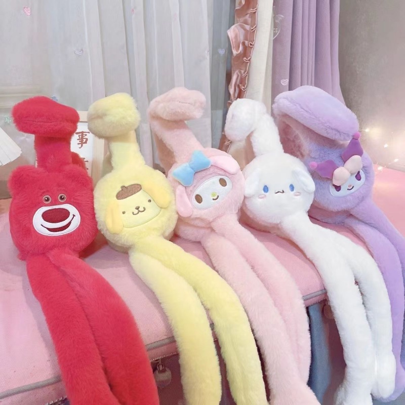 Kuromi Cute Plush Ear Muffs Plushie Earmuffs for Baby Keep Warm Plush