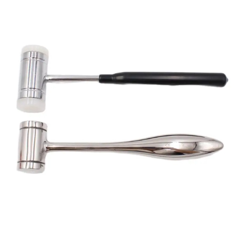 Dental Bone Hammer Double-headed Nylon Stainless Steel Handle Autoclave ...