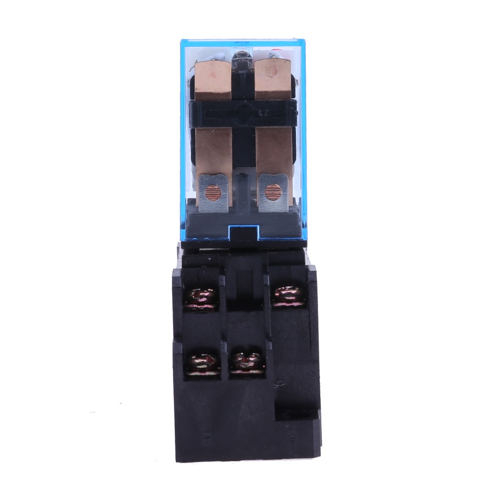 220V 10A LY2NJ Mini 8 Pin Coil Power Small Electric Relay With Socket ...