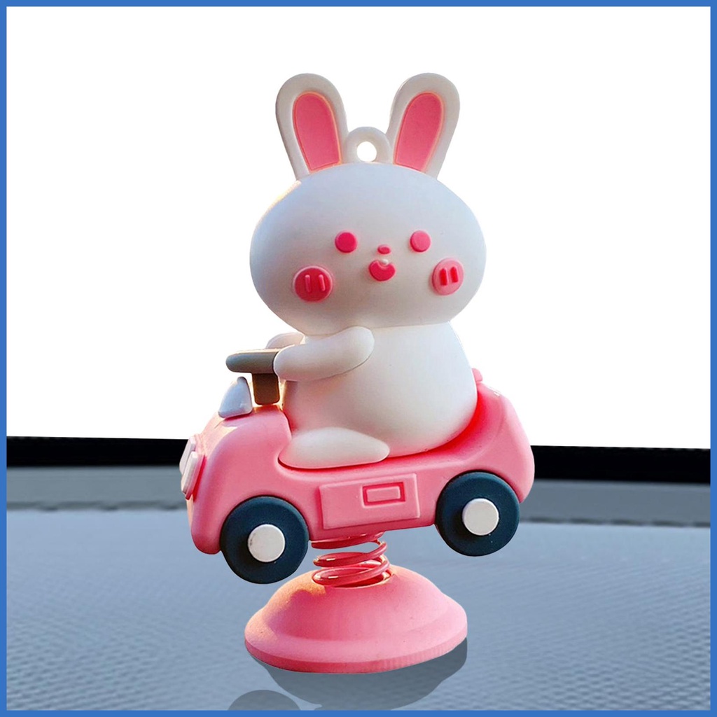 Shakinng Dashboard Decorations Mini Cartoon Swing Animals for Dashboard