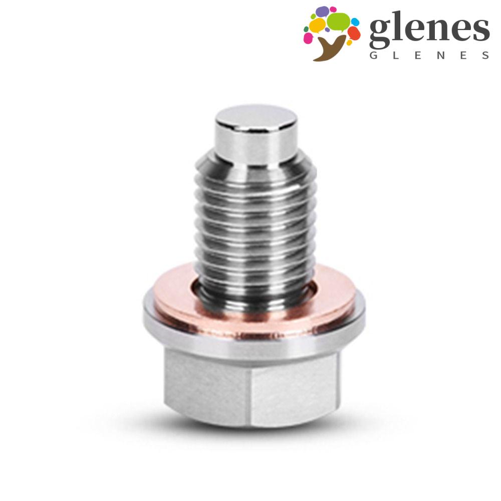 GLENES Oil Drain Plug, M12 M16 M18 M20 Oil Pan Plug, Screw