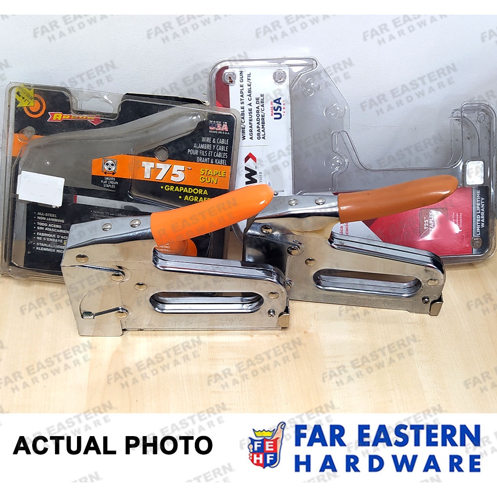 ♞ARROW Wire / Cable Staple Gun Tacker Stapler Made in USA T25 T75