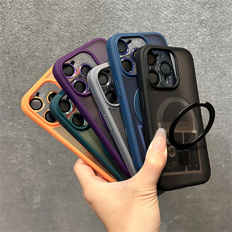 【Free Metal Lens Film】Luxury Aluminum Magnetic Wireless Charge Casing ...