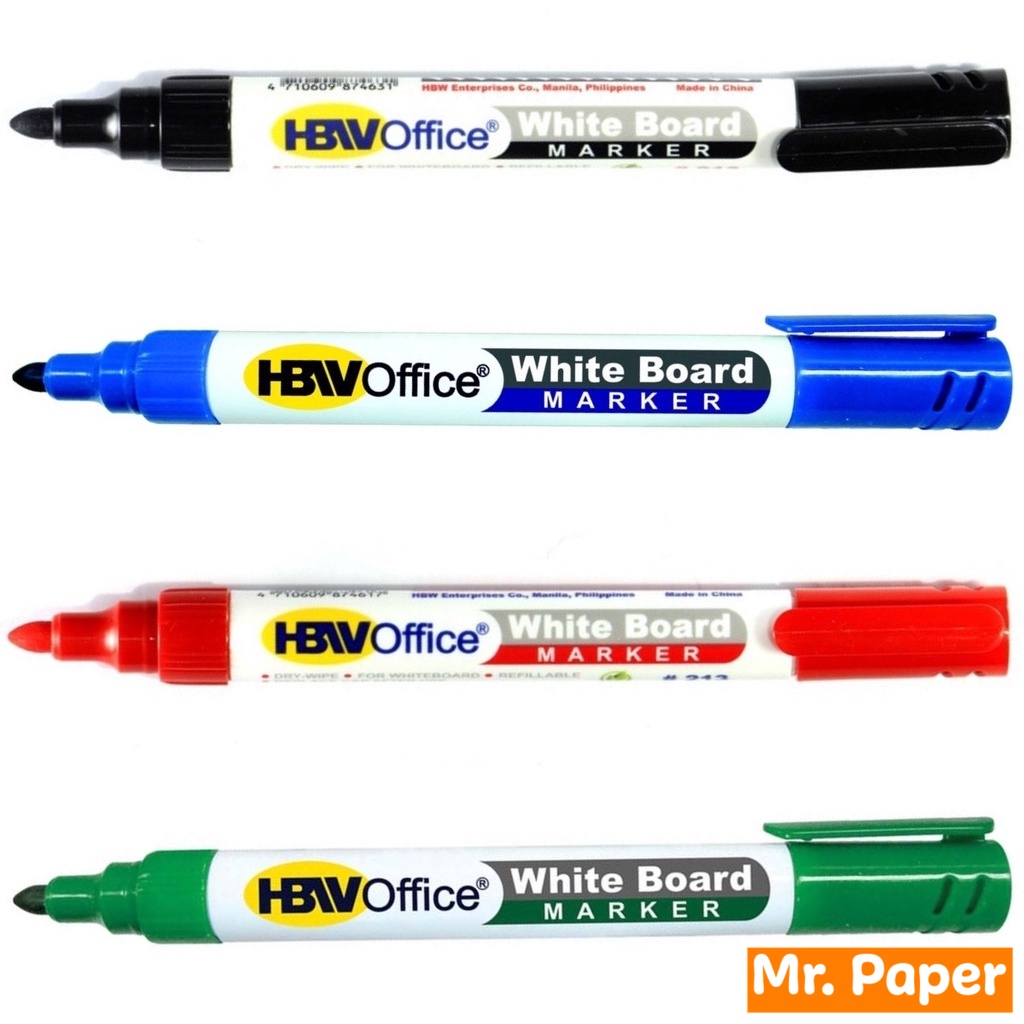 HBW Office Whiteboard Marker Mr. Paper Shopee Philippines